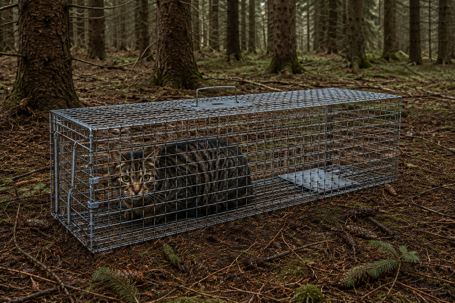 Katzen in Lebendfangfallen